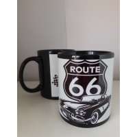 Caneca Cerâmica 325ML Motors Route 66 01